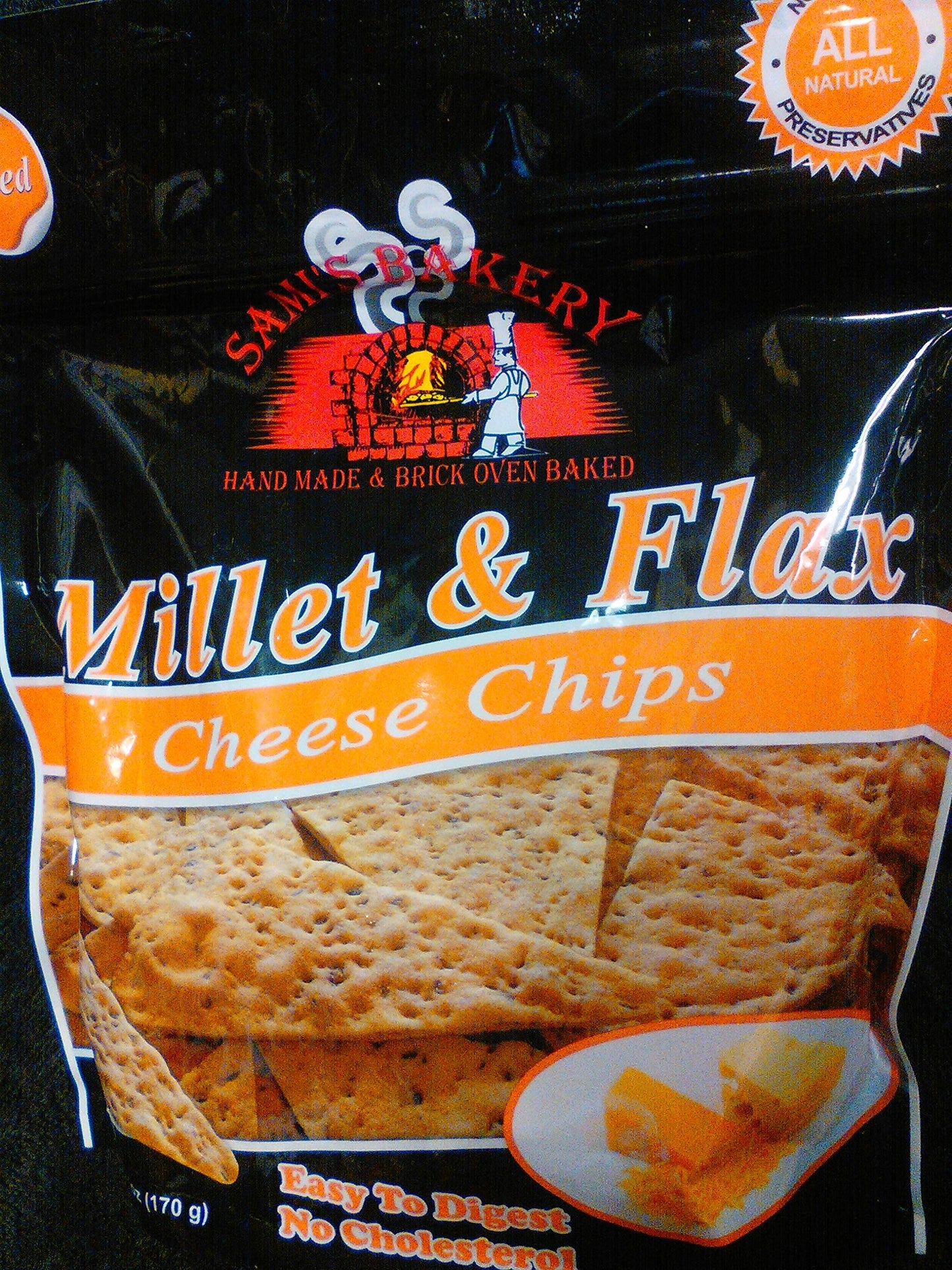 Samis Millet and Flax Cheese Chips