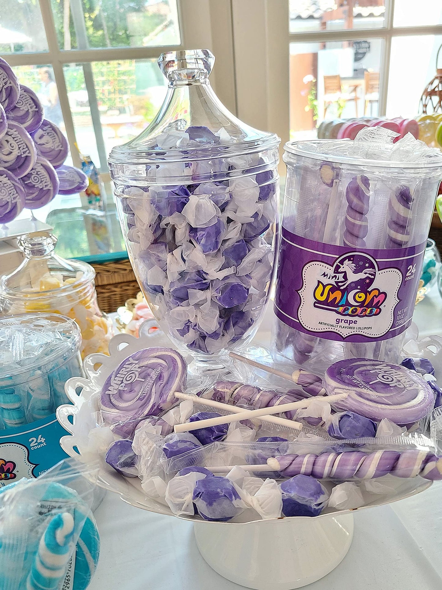 Fairtime Taffy - Bulk Purple Candy For Candy Buffets, Grape Taffy, Grape Candy, Bulk Candy, Pinata Candy, Individually Wrapped C