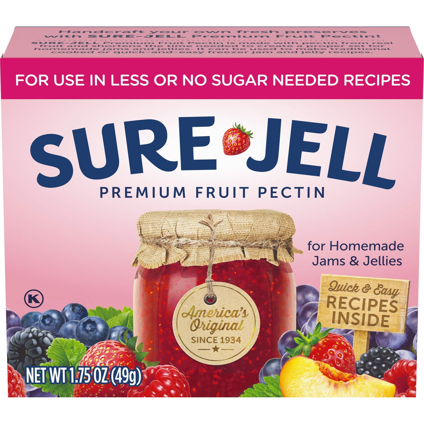 Sure-Jell enhanced Light Fruit Pectin (1.75 oz Box)