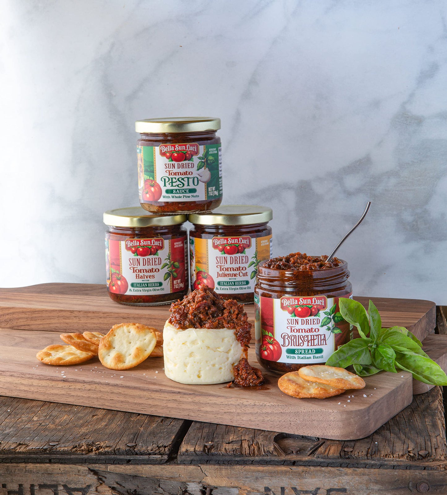 Bella Sun Luci Sun Dried Tomato Bruschetta Spread With Italian Basil
