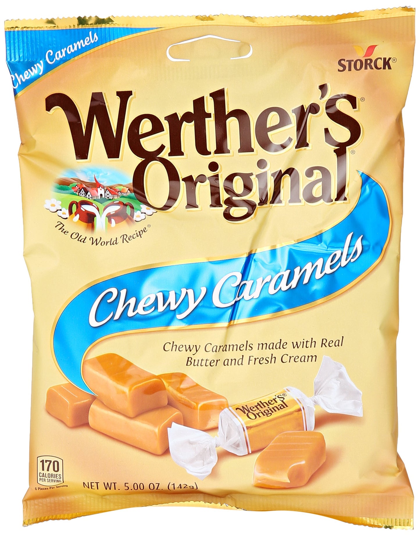 Werthers Original, Chewy Caramels, 5 Ounce