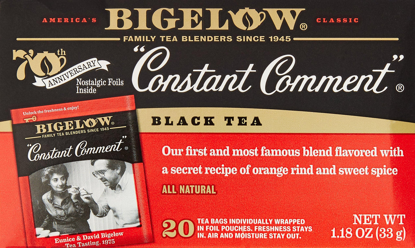 Bigelow Constant Comment Tea, Original, 20 bags (Pack of 6)