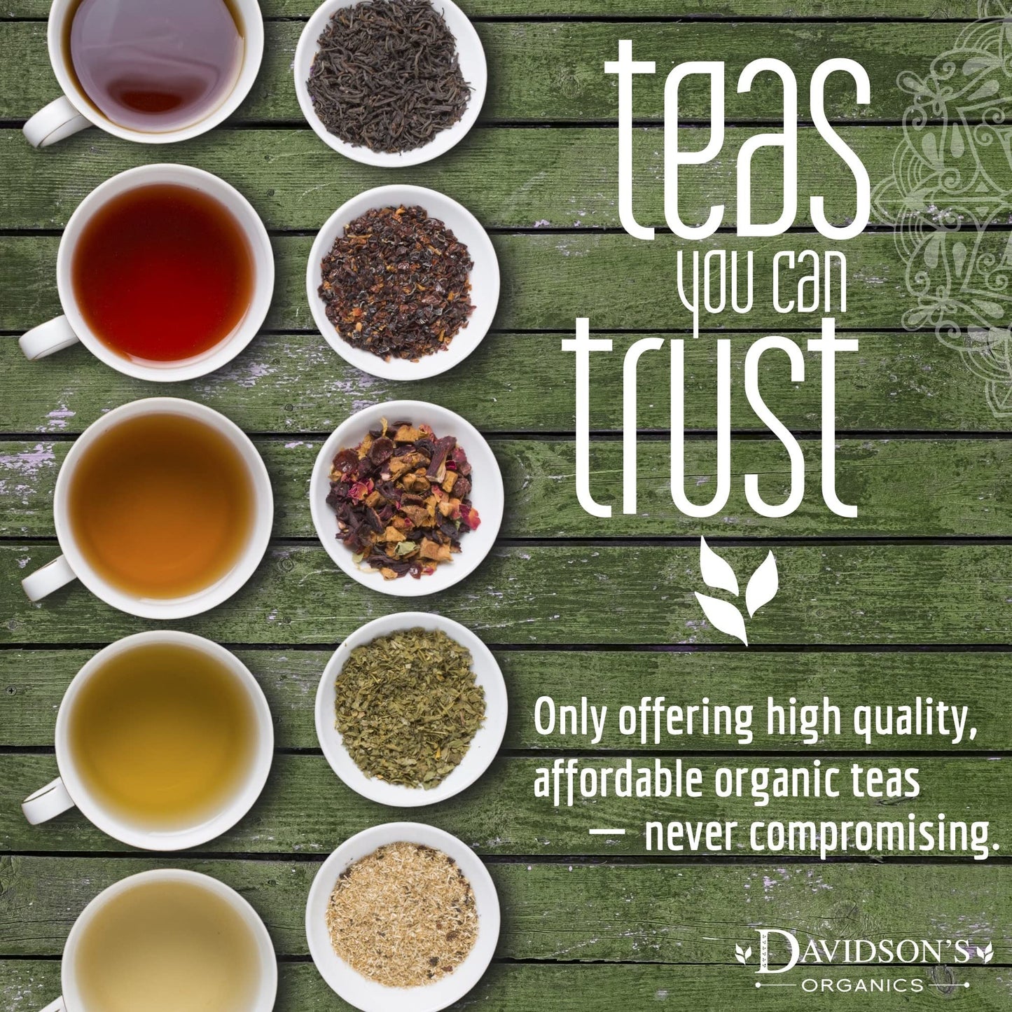 Davidsons Organics Loose Leaf Tea, Summer Fruit & Flowers, 16 oz Bag