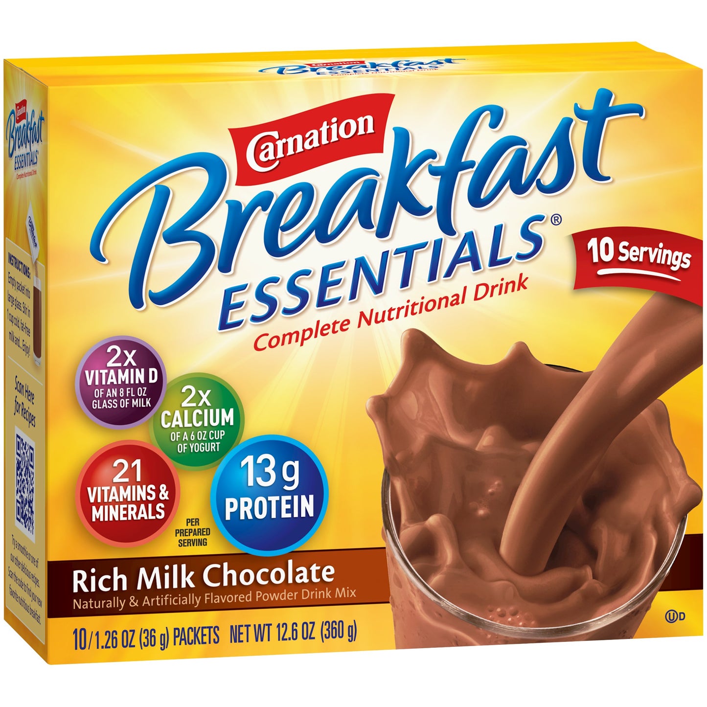 CARN INSTBRK-MLK CH 10P 12.6OZ