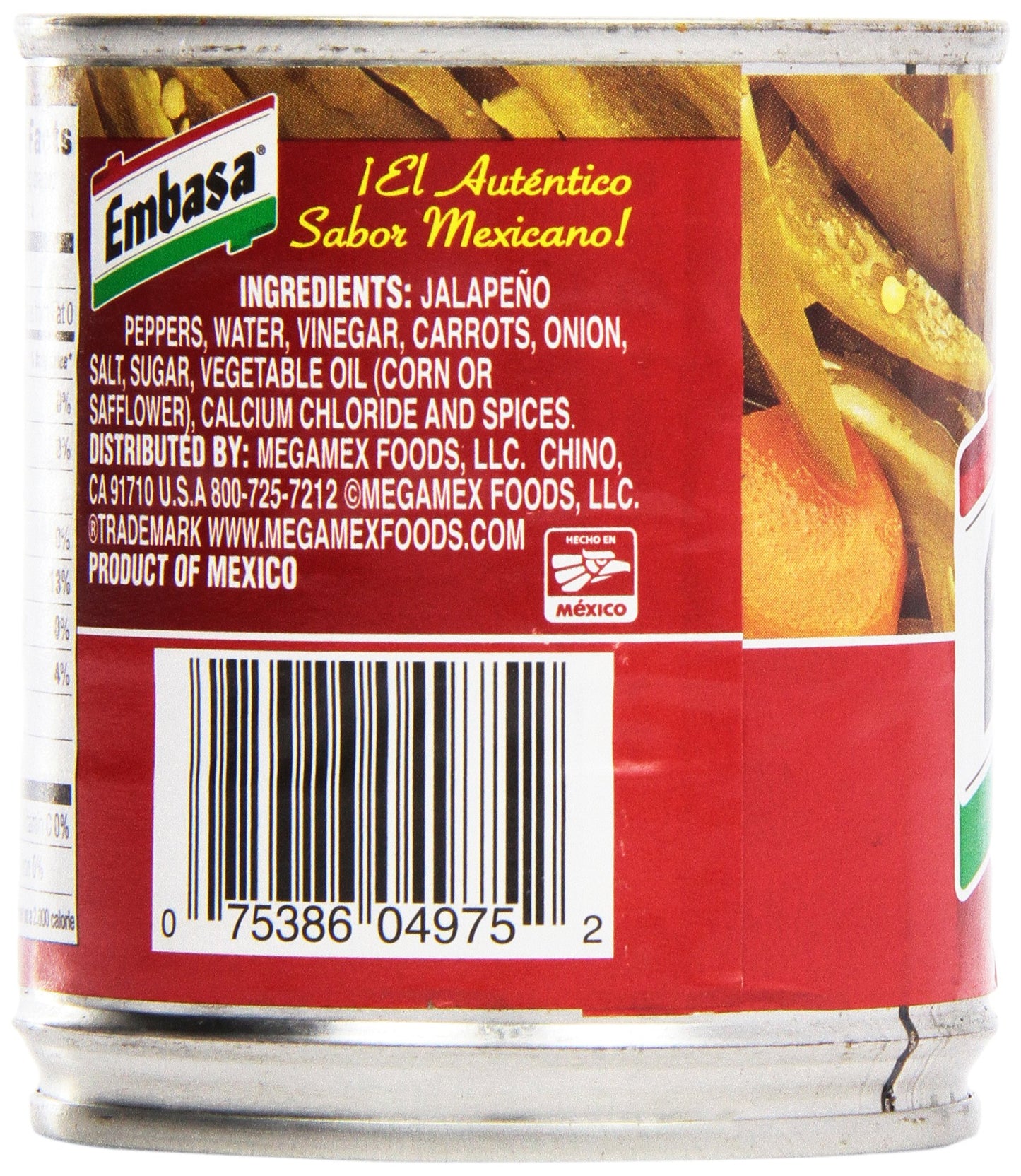 Embasa Sliced Jalapeno Peppers, 7 oz