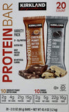 Kirkland Signature Protein Bars Chocolate Peanut Butter Chunk/ Cookies & Cream Flavor, 42.4 Oz, 20 Count