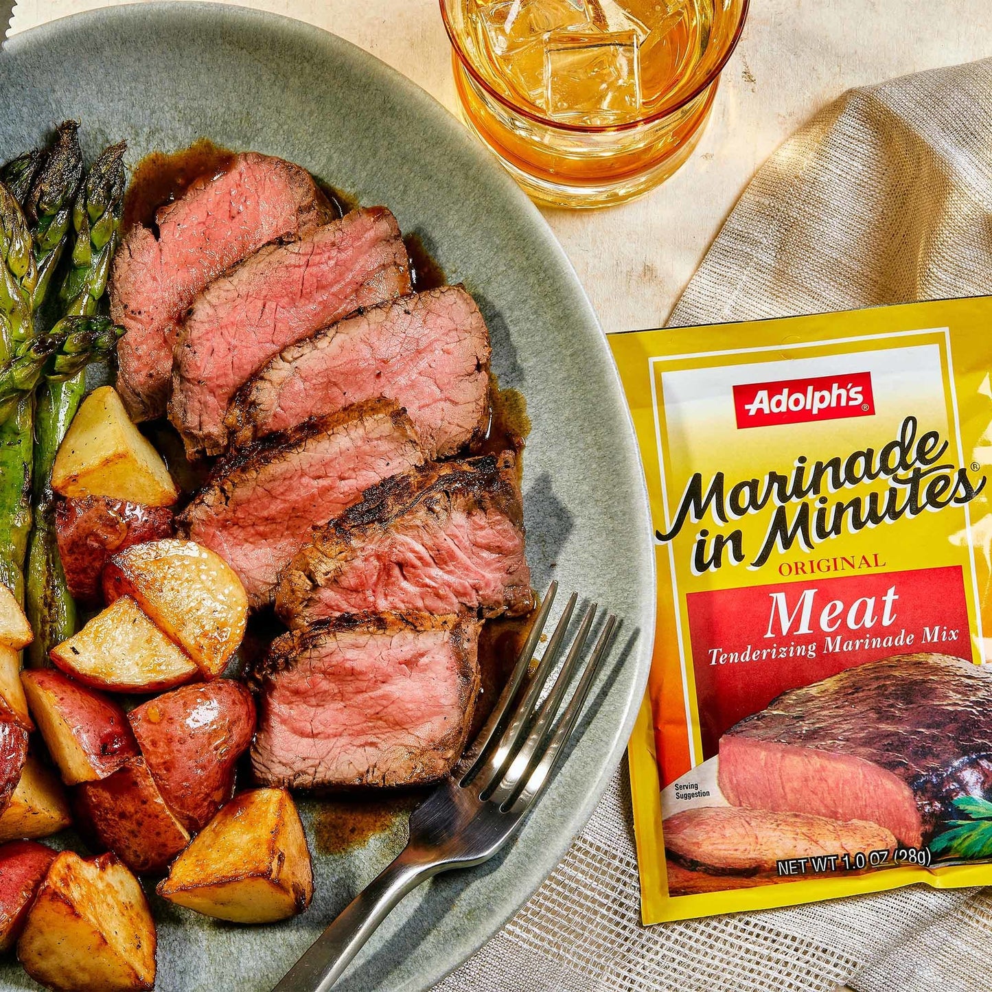 Adolph'S Marinade In Minutes Original Meat Tenderizing Marinade, 1 Oz