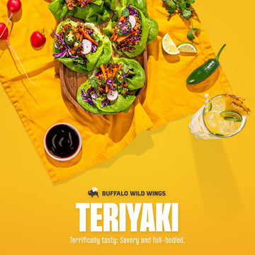 Buffalo Wild Wings Teriyaki Sauce, 12 fl. oz., Bold and Savory Teriyaki Flavor, Perfect Dipping Sauce, Salad Dressing, Wing Seas