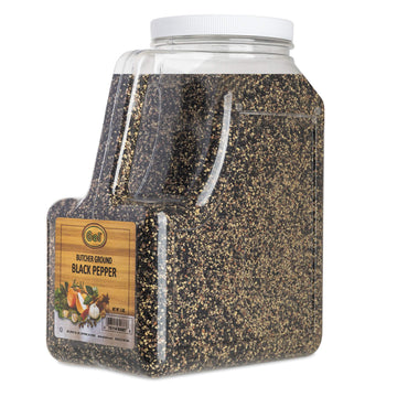 Gel Spice 10 Mesh Butcher Ground Black Pepper 5 Lb | Great For For Barbecue And Grilling Meat Rub