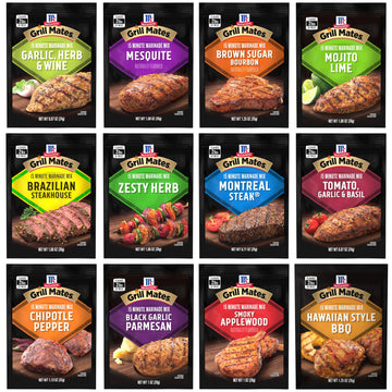 McCormick Grill Mates Special 12 VARIETY #2 (Marinades,Seasoning Mix & Rubs) (Variety #1)