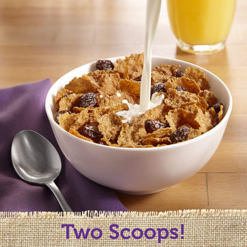 Kellogg's Raisin Bran Breakfast Cereal, Excellent Source of Fiber, 76.5 oz Box (2 Bags)