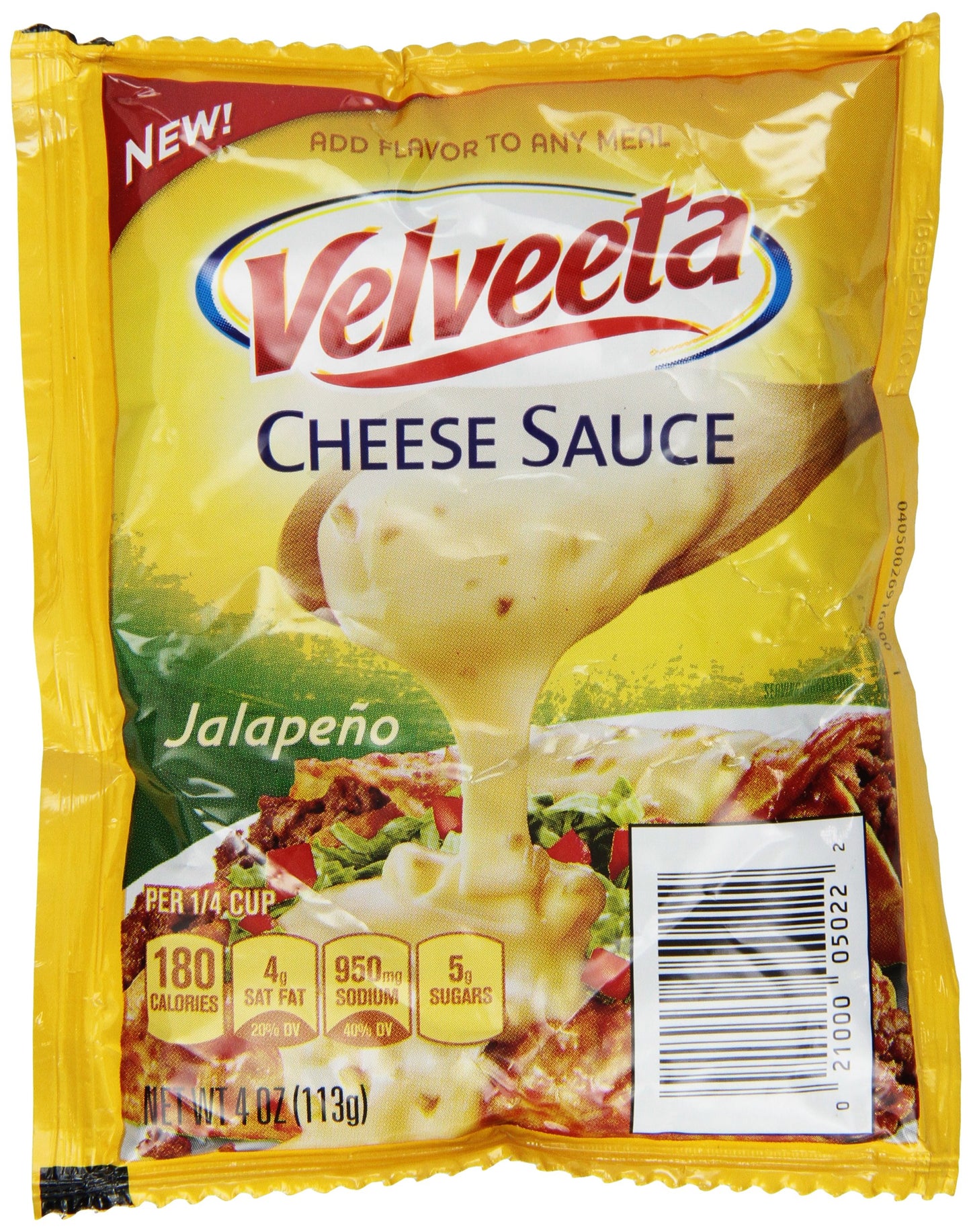 Velveeta Jalapeno Cheese Sauce (4 oz Pouch)