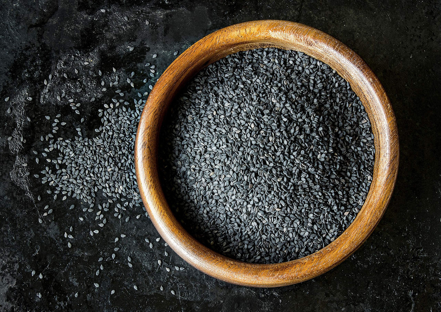 Black Sesame Seeds, 1.5 Pounds - Raw, Unhulled, Kosher, Vegan, Bulk, Kala Til