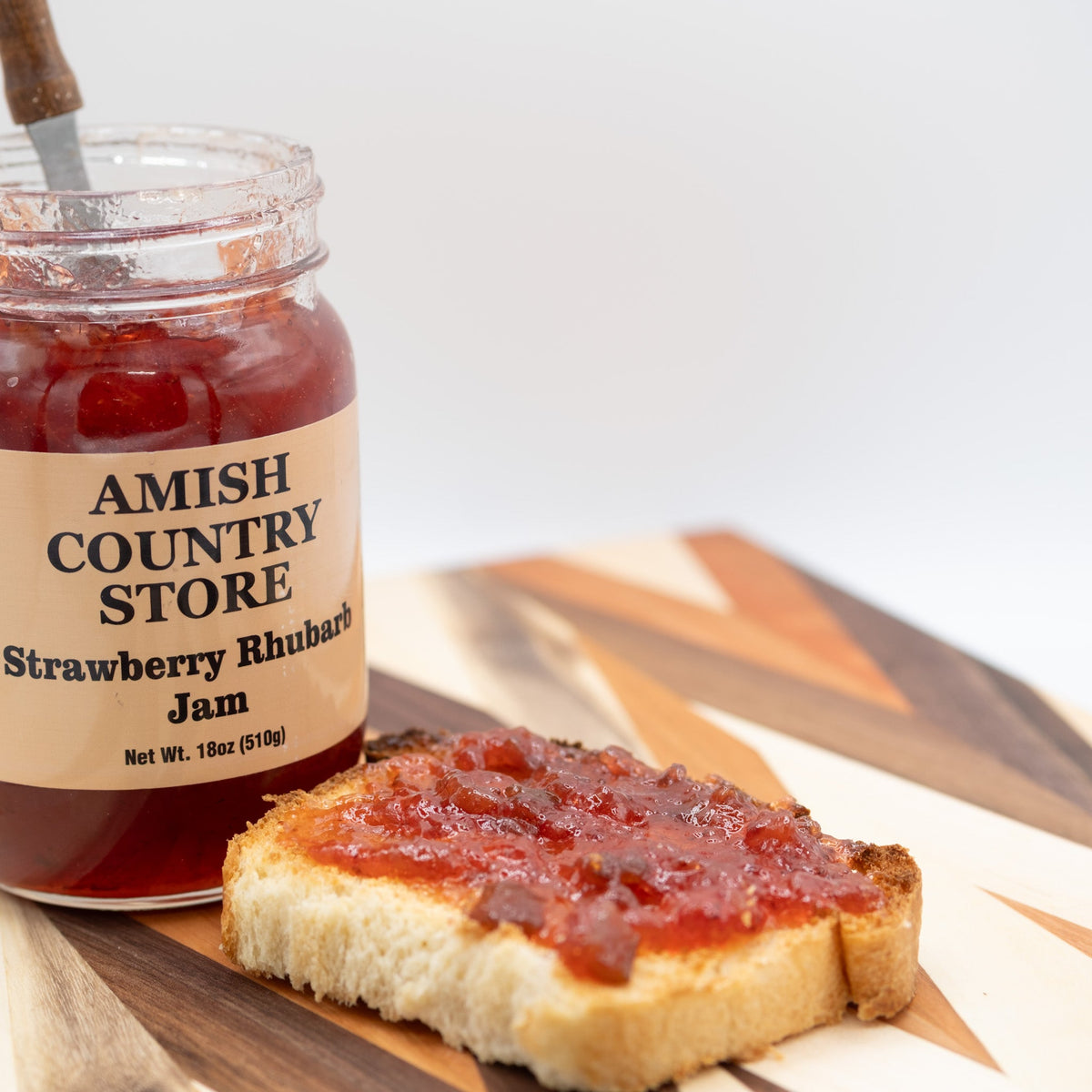 Strawberry Rhubarb Jam | 18 oz