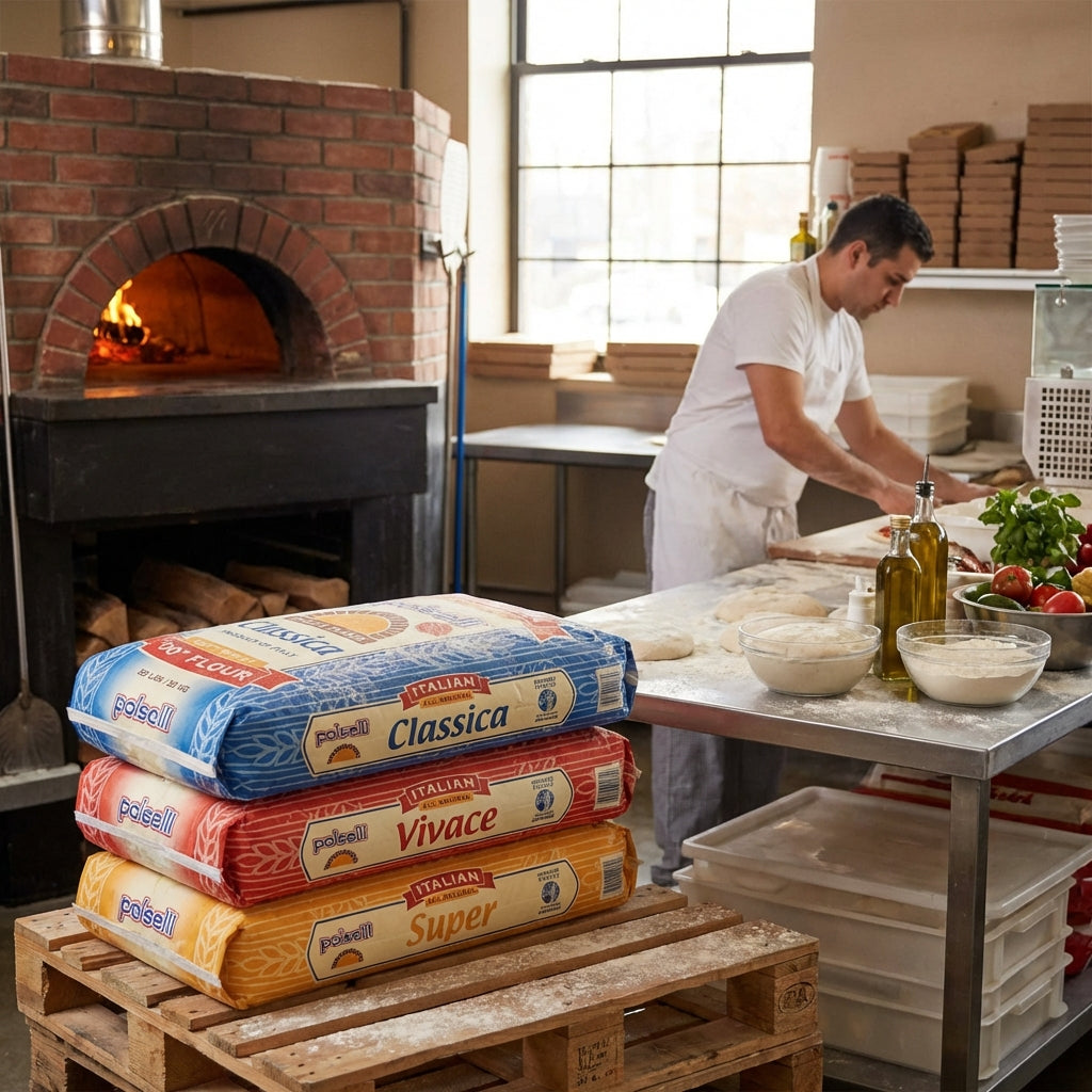 Polselli, Classica Tipo 00 Pizza Flour, Neapolitan, 55 lb (25 kg)