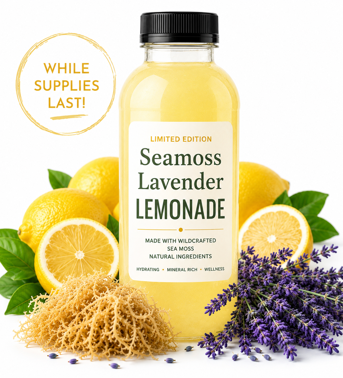 12pk. Lavender Seamoss Lemonade