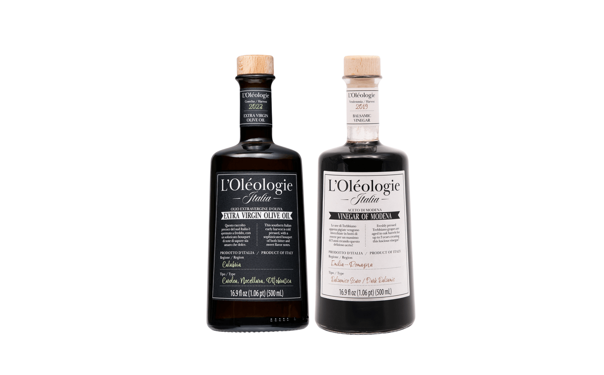 L'Oléologie Italian Oil & Vinegar 2 Pack Gift Set (Large)