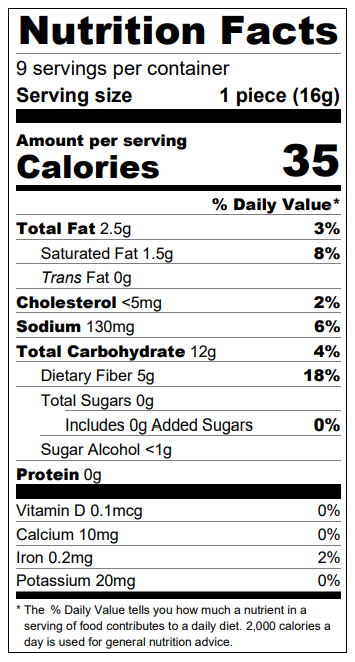 SUGAR FREE MILK CHOCOLATE SEA SALT CARAMELS, 9pc