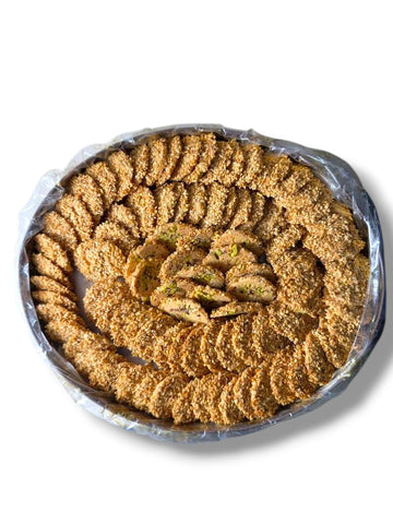 Nafeesah Barazek 900g – Authentic Middle Eastern Sesame Cookies