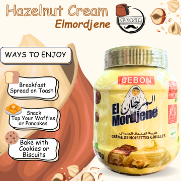 elmordjene Cebon El Mordjene Creamy Hazelnut Chocolate Spread 700 Gr