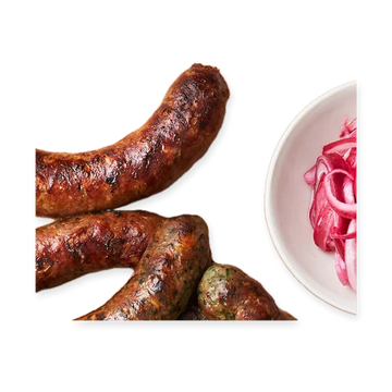 Lamb and Beef Mergaz Halal Sausage - 1LB / Brewer Livestock