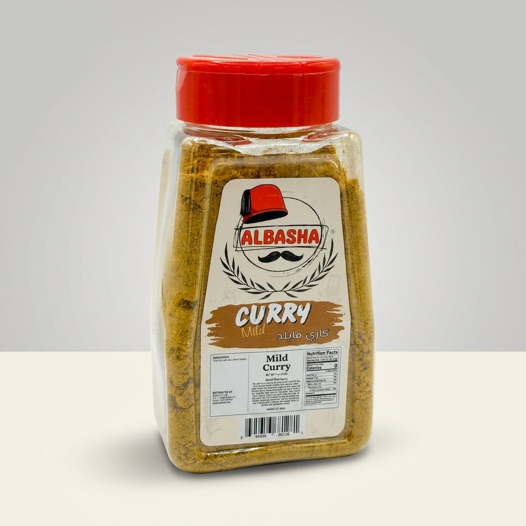AlBasha Mild Curry Powder - Authentic Middle Eastern Spice Blend