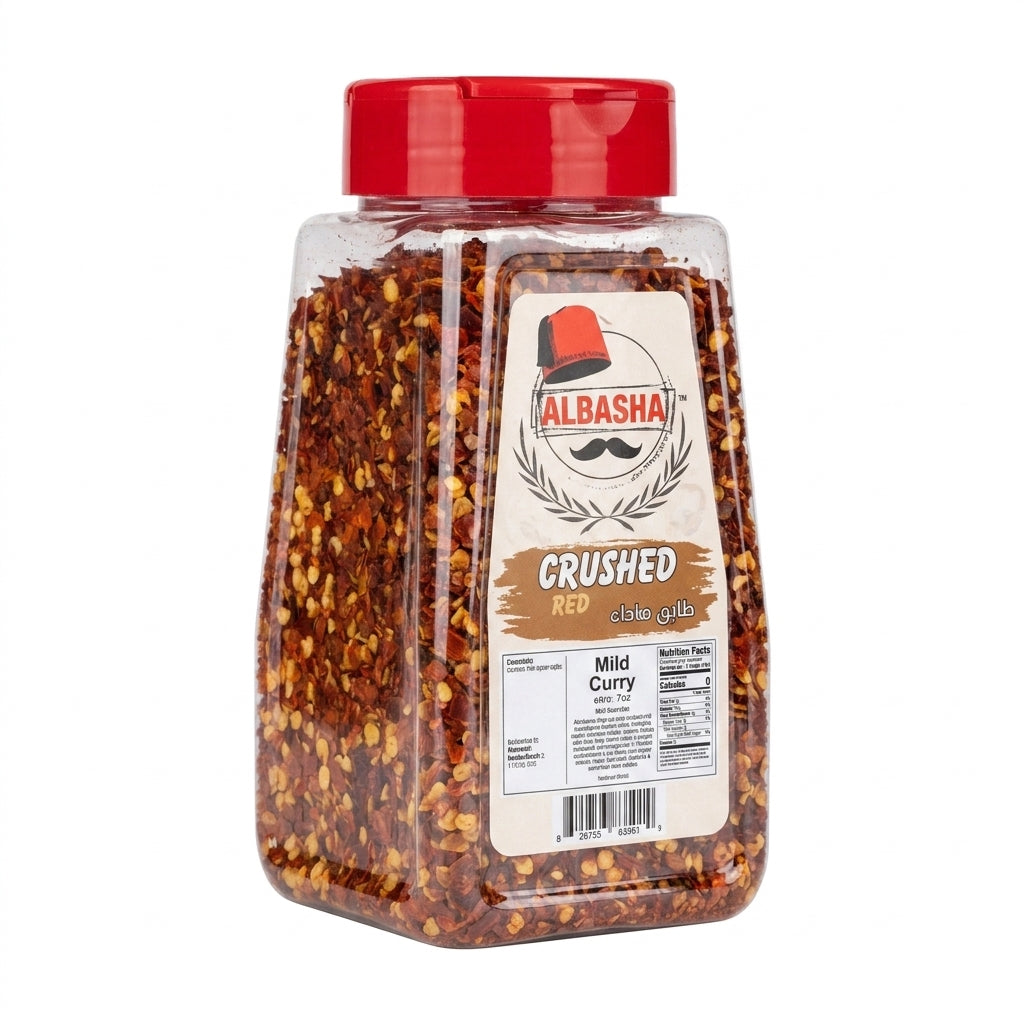 AlBasha Crushed Red Pepper - Premium Chili Flakes for Cooking
