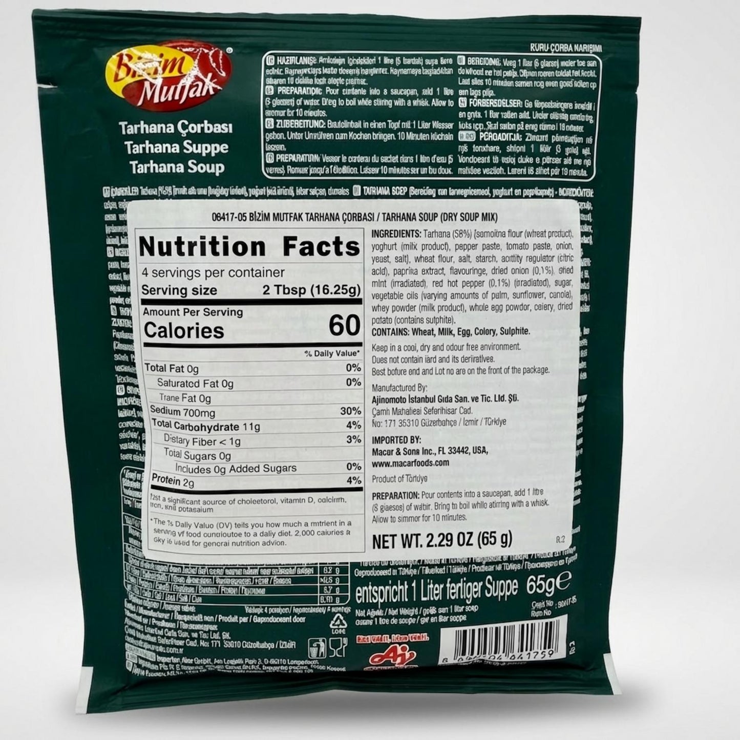 Tarhana Çorbası (50g)