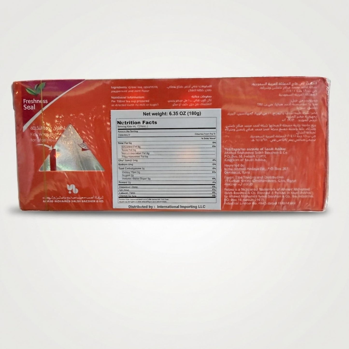 Green Tea with Moroccan Mint (100Tea bag)