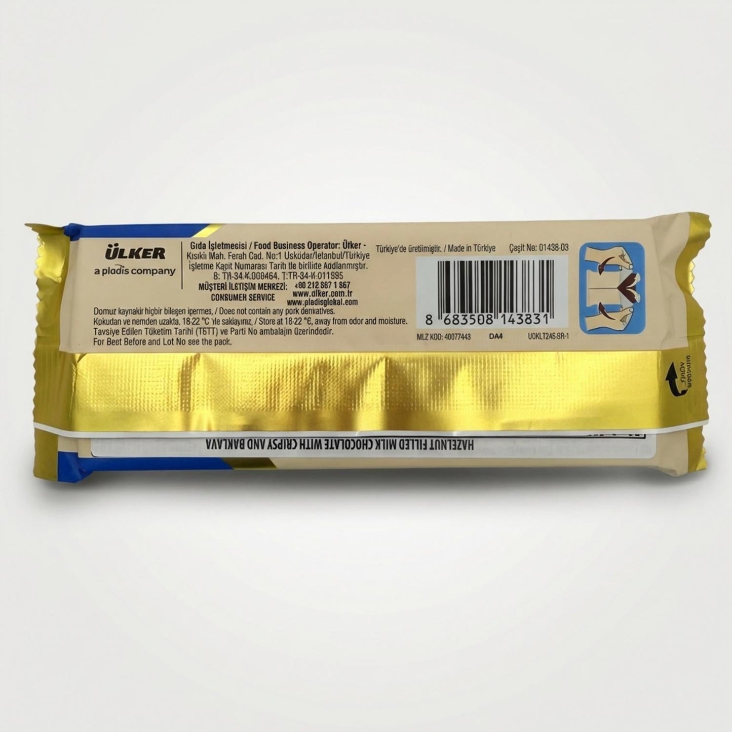 Istanbul Sütlü Çikolata (93g)