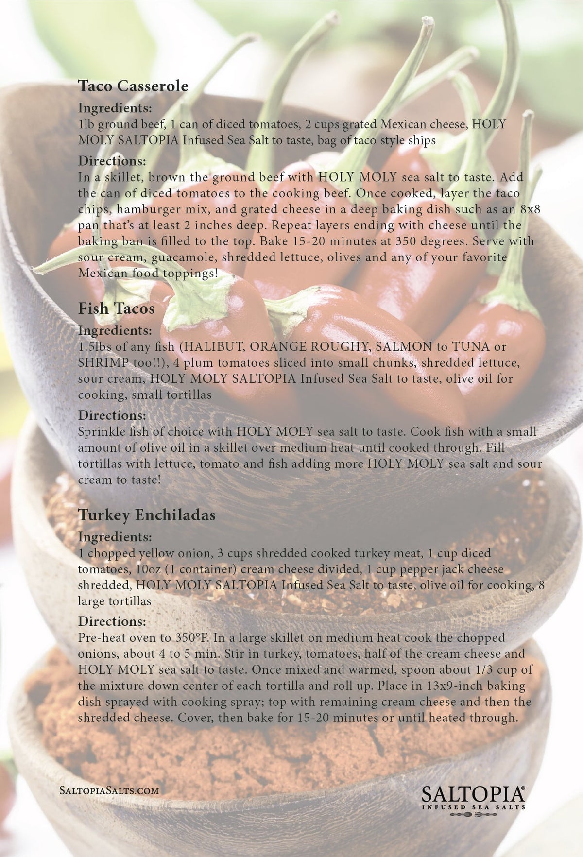 Taco Seasoning: HOLY MOLY