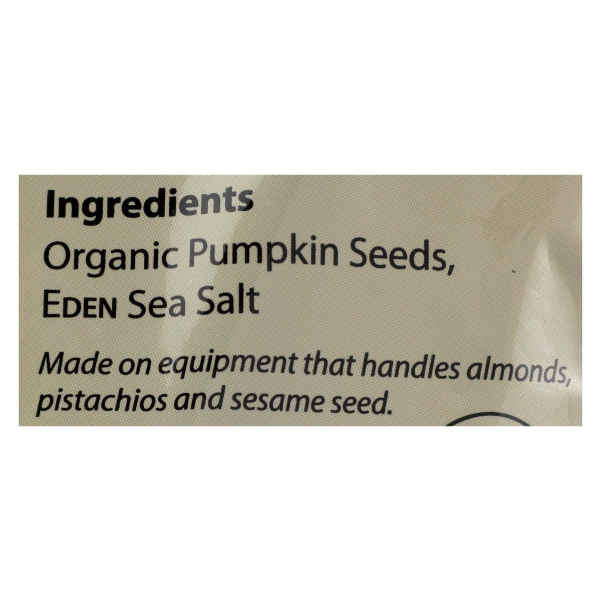 Eden Foods Organic Dry Roasted Pumpkin Seeds, 4oz, 15-Pack