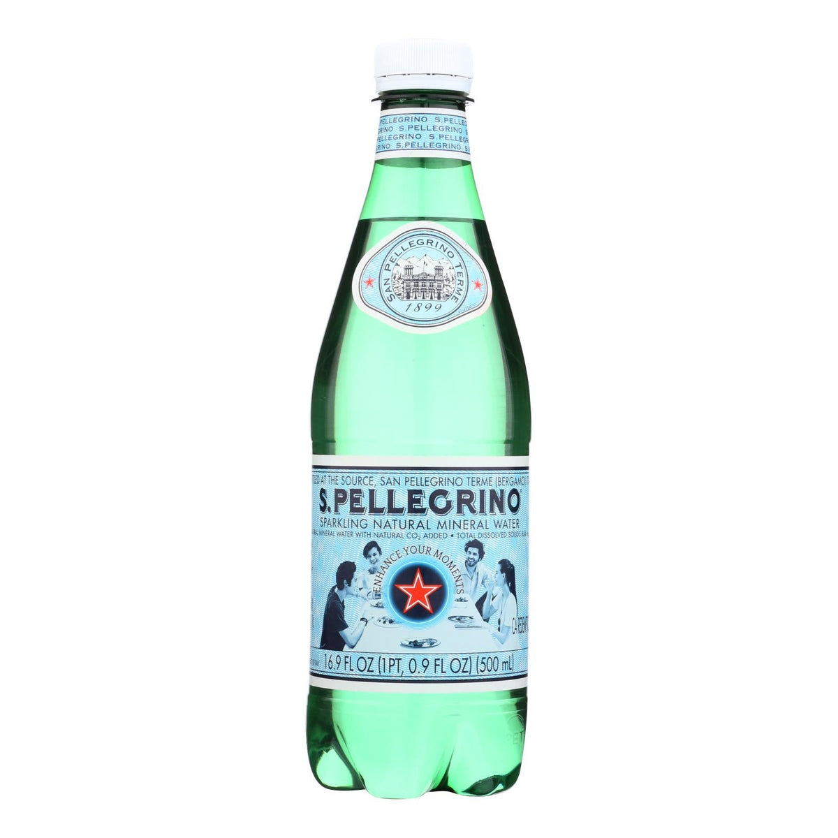 San Pellegrino Sparkling Water, 24 x 0.5L Bottles