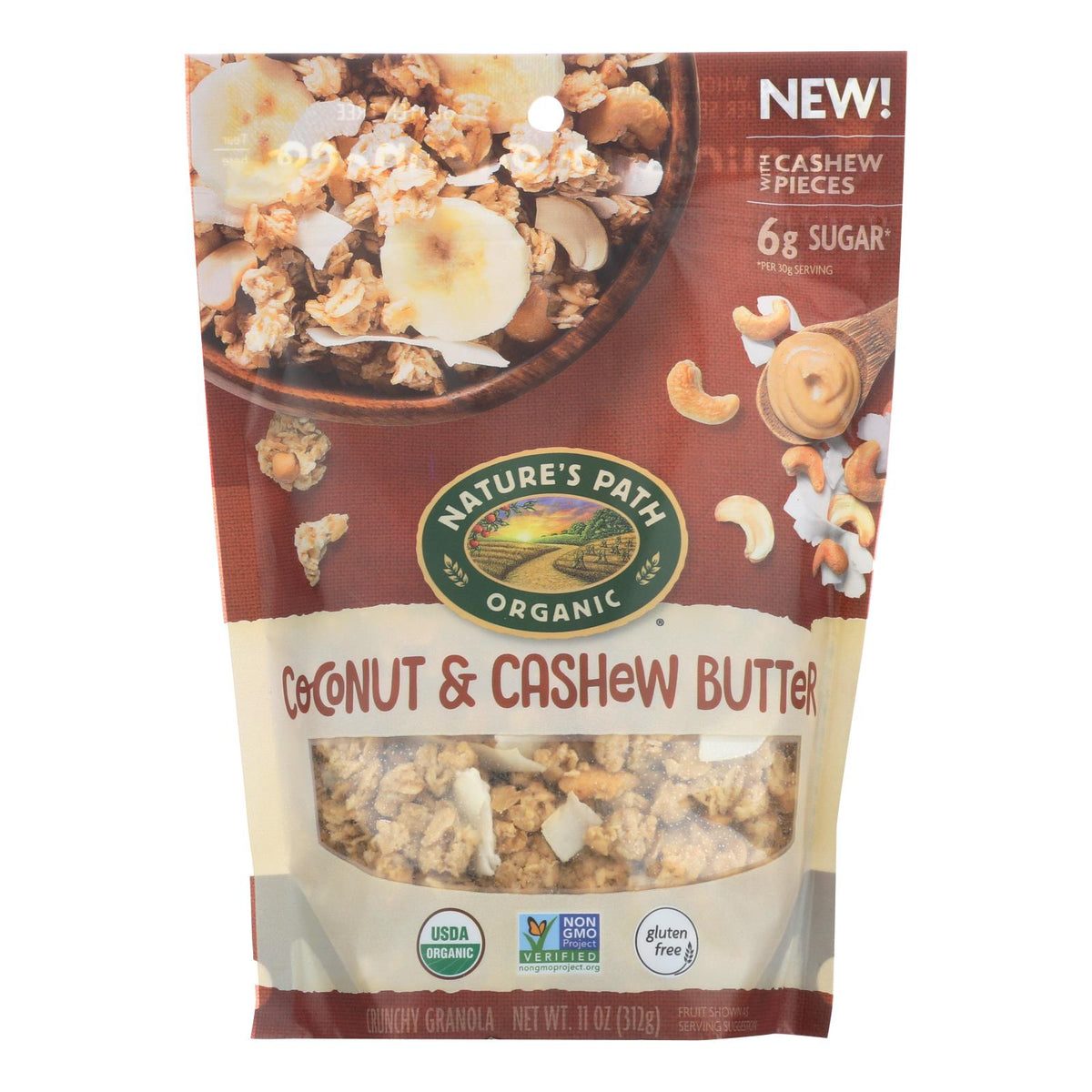 Nature's Path Organic Coconut Cashew Butter Granola 8x11oz