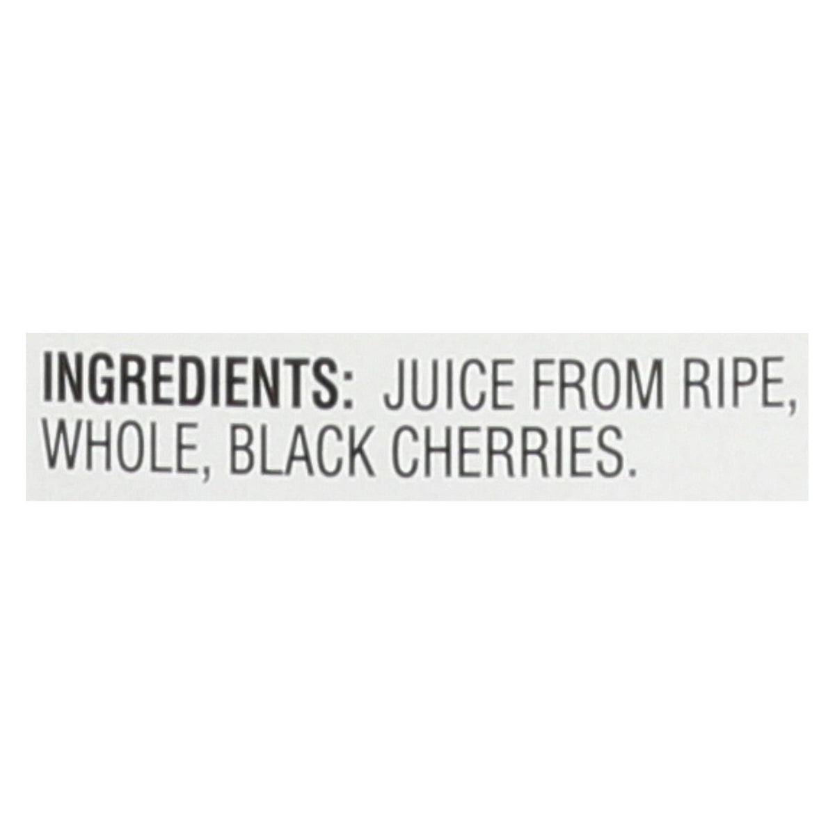Rw Knudsen Just Black Cherry Juice  - Case of 6 - 32 FZ
