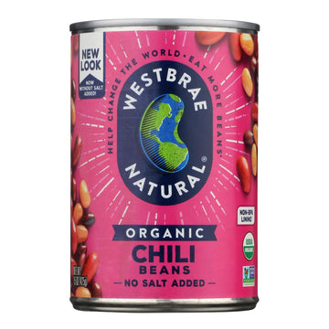 Westbrae Foods Organic Chili Beans - Case Of 12 - 15 Oz.