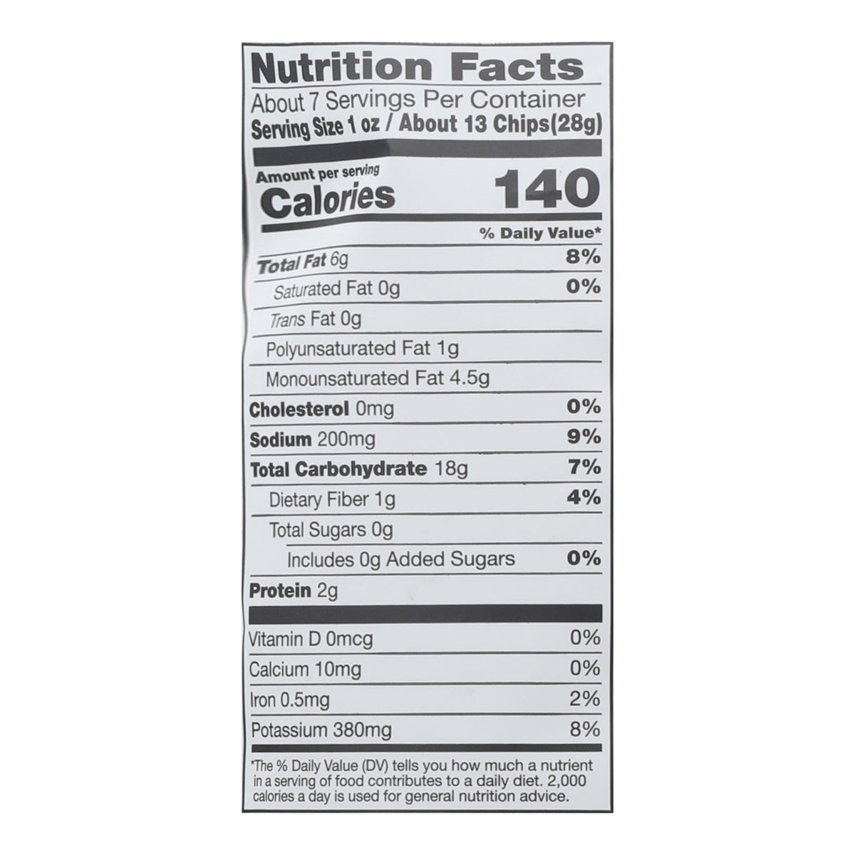 Kettle Brand - Potato Chips Ssalt Vngr - CS of 12-6.5 OZ