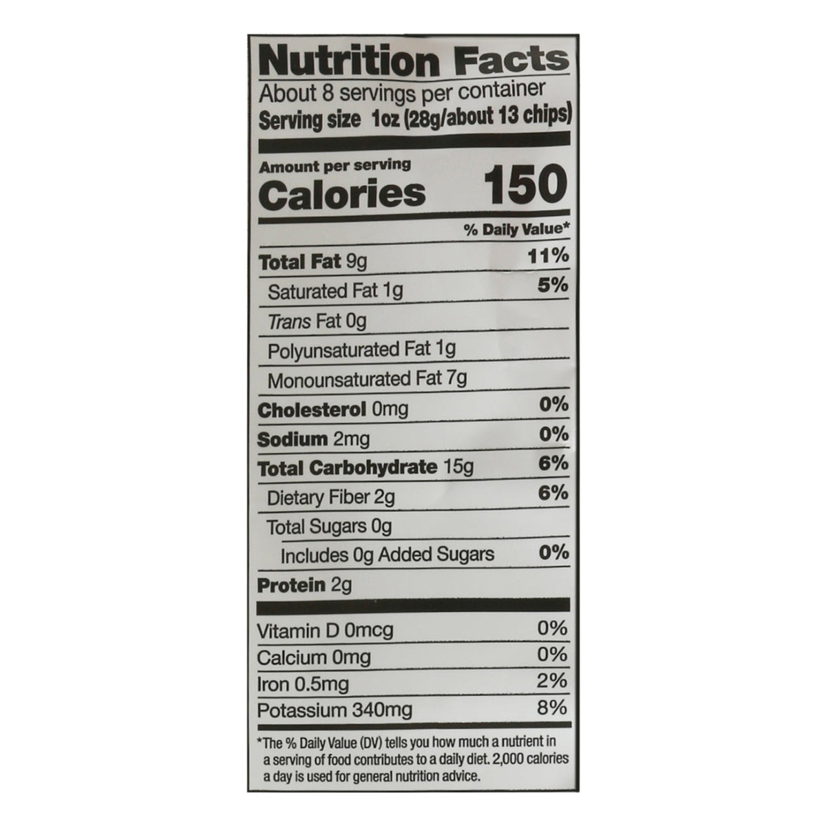 Kettle Brand - Potato Chip Unsalted - CS of 12-7.5 OZ