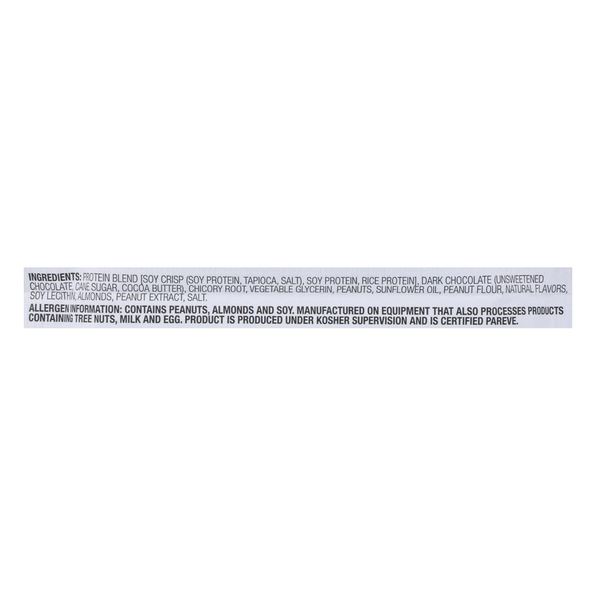 NuGo Nutrition Bar - Slim - Crunchy Peanut Butter - 1.59 oz Bars - Case of 12
