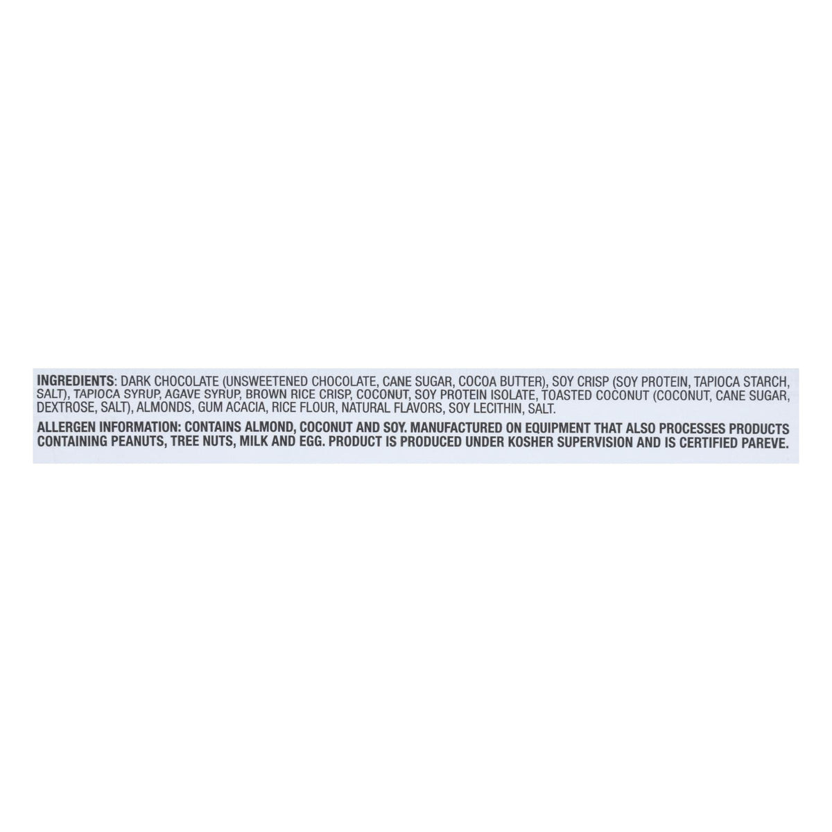 Nugo Nutrition Bar - Dark Chocolate Coconut - 1.76 oz
