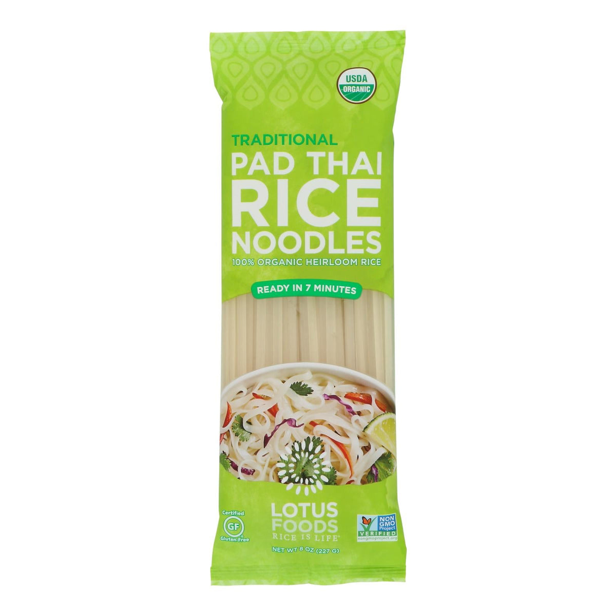 Lotus Foods Organic Pad Thai Noodles, 8 Pack