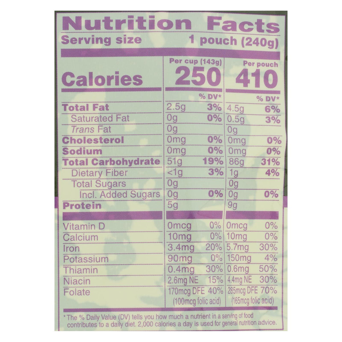 Seeds Of Change Jasmine Rice, 8.5 Oz, Case of 12