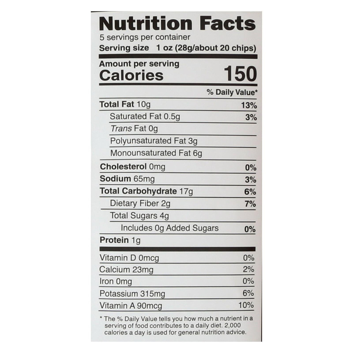 Sweet Chipotle Sweet Potato Chips, 5oz, Case of 12