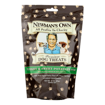Newman's Own Organic Turkey & Sweet Potato Treats, 6x10oz
