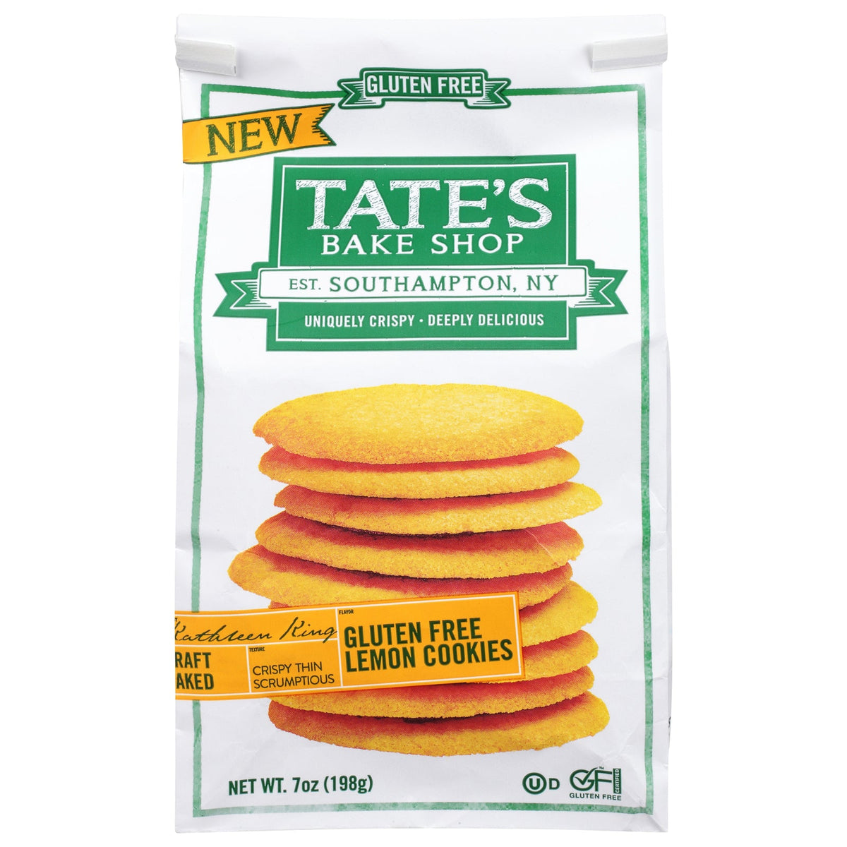 Tate's Bake Shop - Cookies Gf Lemon - CS of 6-7 OZ
