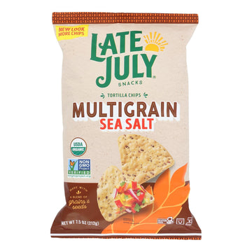 Late July Multigrain Sea Salt Tortilla Chips 12 Pack