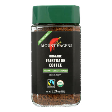 Mount Hagen Organic Decaf Instant Coffee, 6-Pack, 3.53 Oz