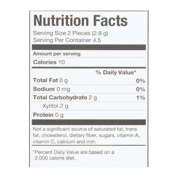 Pur Gum Cinnamon, Aspartame-Free, 9 Pieces, Case of 12