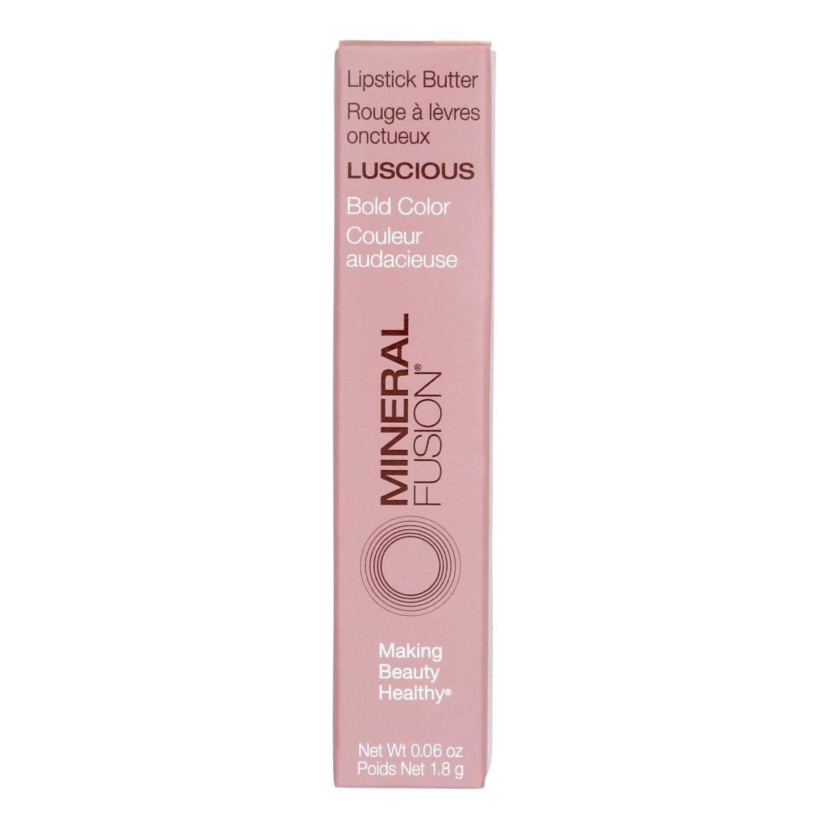Mineral Fusion Lipstick Butter Luscious - 0.06 Oz