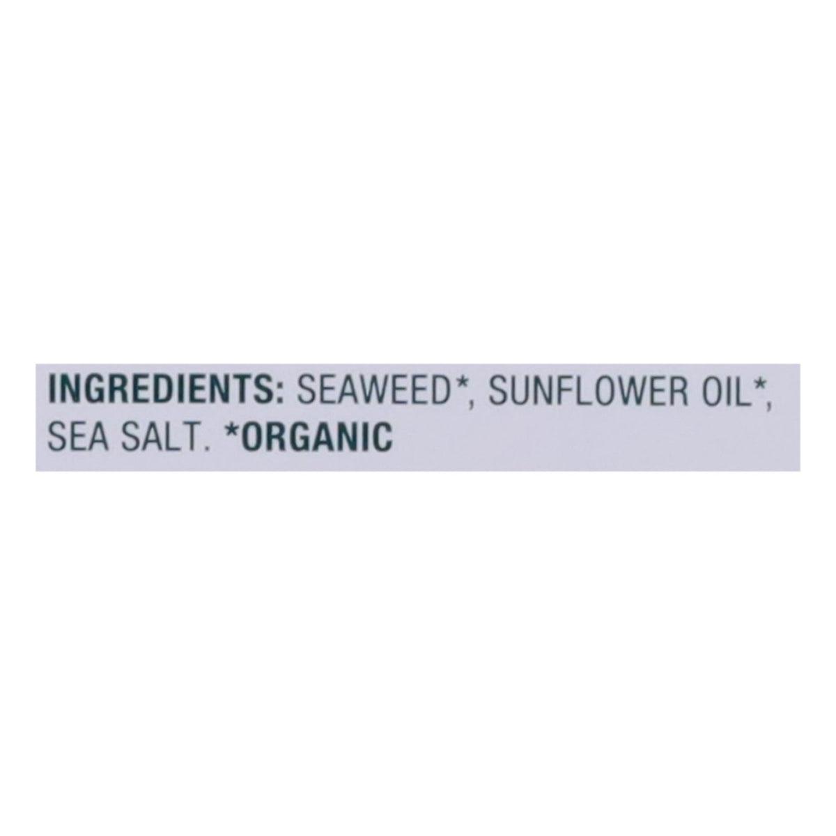 Gimme Organic Seaweed Snacks, Sea Salt, 5pk (6 Count Case)